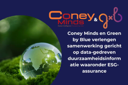 Green by Blue en Coney Minds verlengen samenwerking gericht op data-gedreven duurzaamheidsinformatie waaronder ESG-assurance